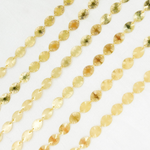 Load image into Gallery viewer, V164GP. Gold Plated 925 Sterling Silver Textured Oval Chain