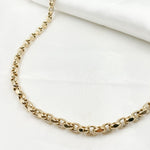 Load image into Gallery viewer, 14K Solid Hollow Gold Cable Link Chain