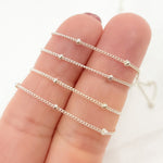 Load image into Gallery viewer, Sterling Silver Satellite Chain