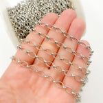 Load image into Gallery viewer, 944LOX. Oxidized Sterling Silver Oval and Round Links Chain