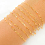 Load image into Gallery viewer, 14K Gold Filled Diamond Cut Oval Link Chain