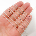 Load image into Gallery viewer, Sterling Silver Diamond Cut Marina Chain