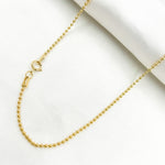 Load image into Gallery viewer, 14k Gold Filled Ball Finished Necklace