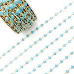 Load image into Gallery viewer, V315ENGF. 14K Gold Filled Enamel Clover Link Chains