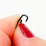 Load image into Gallery viewer, 15MM Black Rhodium Shiny Sterling Silver Oval Clasp