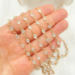 Load image into Gallery viewer, Cubic Zirconia Round Shape Connected Chain