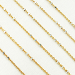 Load image into Gallery viewer, Gold Plated 925 Sterling Silver Satellite 3 Cubes Chain