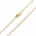 Load image into Gallery viewer, 1606GFNecklace. 14K Gold-Filled Smooth Paperclip Finished Necklace