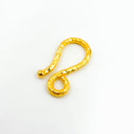 Load image into Gallery viewer, Gold-plated Sterling Silver Hook Clasp