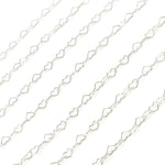 Load image into Gallery viewer, 925 Sterling Silver Heart Link Chain