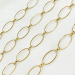 Load image into Gallery viewer, V153GP. Gold Plated 925 Sterling Silver Oval Link Chain