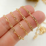 Load image into Gallery viewer, 14K Gold Filled Diamond Cut Marina Link Chain