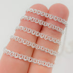 Load image into Gallery viewer, Sterling Silver Double Curb Chain