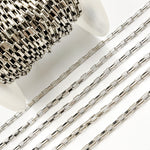 Load image into Gallery viewer, Oxidized Sterling Silver Smooth Box Chain