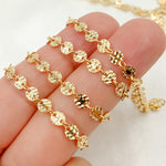 Load image into Gallery viewer, 14k Gold Filled Hammered Disc Chain