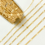 Load image into Gallery viewer, 14k Gold Filled Curb & Diamond Cut Marina Link