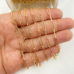 Load image into Gallery viewer, Yellow Gold Filled Smooth Paperclip Link Chain