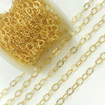 Load image into Gallery viewer, Y97GP. Gold Plated 925 Sterling Silver Hammered Round Link Chain