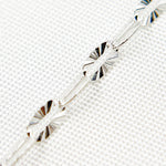 Load image into Gallery viewer, Sterling Silver Diamond Cut Paperclip Link Chain