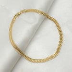 Load image into Gallery viewer, 14K Solid Gold Flat Curb Bracelet