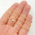 Load image into Gallery viewer, 14K Solid Gold Wheat Chain
