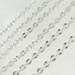 Load image into Gallery viewer, Sterling Silver Diamond Cut Marina Link Chain