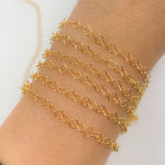 Load image into Gallery viewer, 14K Gold Filled Clover Link Chain