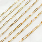 Load image into Gallery viewer, 14K Gold-Filled Smooth Paperclip Chain