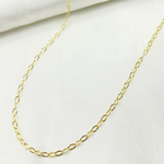 Load image into Gallery viewer, 14k Solid Gold Diamond Cut Oval Link Chain