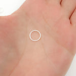 Load image into Gallery viewer, Gauge White Twisted Close Jump Ring