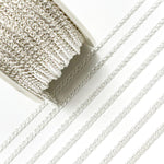 Load image into Gallery viewer, Sterling Silver Double Curb Chain