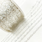 Load image into Gallery viewer, Sterling Silver Diamond Cut Marina & Smooth Oval Link Chain