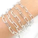Load image into Gallery viewer, Sterling Silver Paperclip Chain