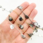 Load image into Gallery viewer, Sterling Silver Drop Dangle Wire Chain