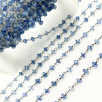 Load image into Gallery viewer, KYA1. Kyanite Oxidized Wire Chain