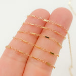 Load image into Gallery viewer, 14K Gold-Filled Cable Tube Chain