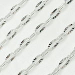 Load image into Gallery viewer, 925 Sterling Silver Diamond Cut Oval Link Chain