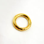 Load image into Gallery viewer, 15MM Gold-plated Sterling Silver Round Clasp