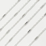 Load image into Gallery viewer, Sterling Silver Satellite Tube Chain