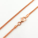 Load image into Gallery viewer, Rose Gold Plated Snake Necklace