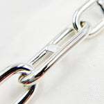 Load image into Gallery viewer, Sterling Silver Hollow Marina Link Chain