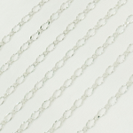 Load image into Gallery viewer, Sterling Silver Long and Short Links Chain