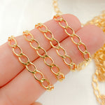 Load image into Gallery viewer, 14K Gold Filled Oval Curb Chain