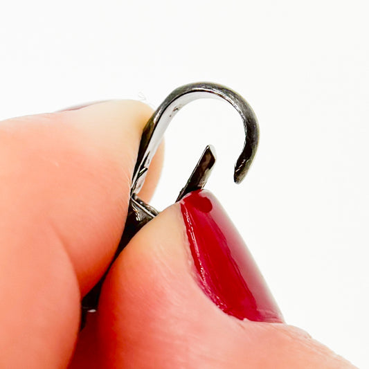 23MM Black Rhodium Sterling Silver Swivel Clasp