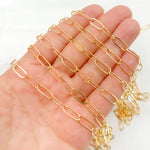 Load image into Gallery viewer, 14K Gold Filled Flat Paperclip Link Chain