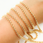 Load image into Gallery viewer, 14k Gold Filled Smooth Box Chain
