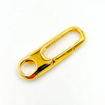 Load image into Gallery viewer, Gold Plated Sterling Silver Oval Clasp