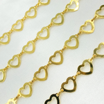 Load image into Gallery viewer, Gold Plated 925 Sterling Silver Heart Chain