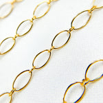 Load image into Gallery viewer, Gold-Filled Smooth Oval Long and Short Link Chain.
