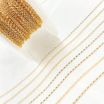 Load image into Gallery viewer, 14K Gold Filled Oval Rolo Chain